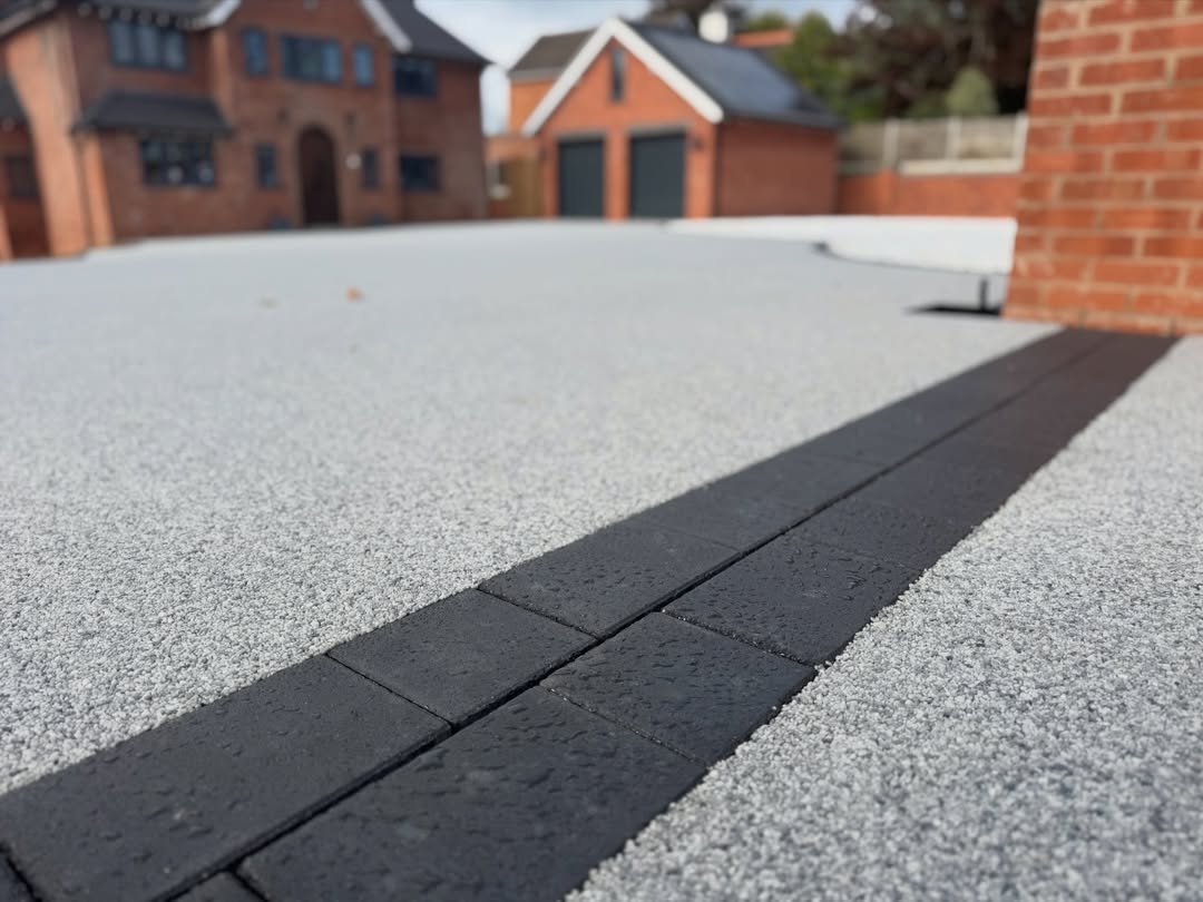 Resin Bound surface installed by SureLay UK on a residential property