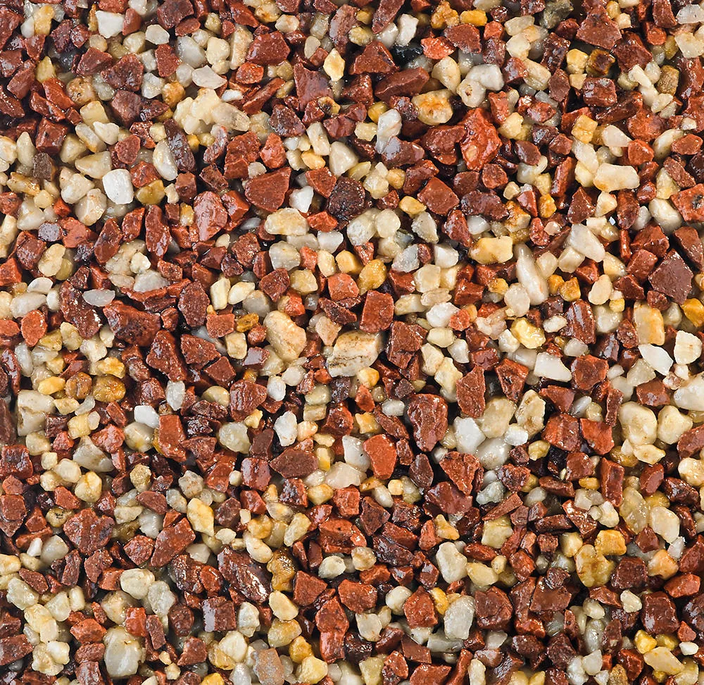 Daltex Carnival resin bound colour blend swatch — Warm