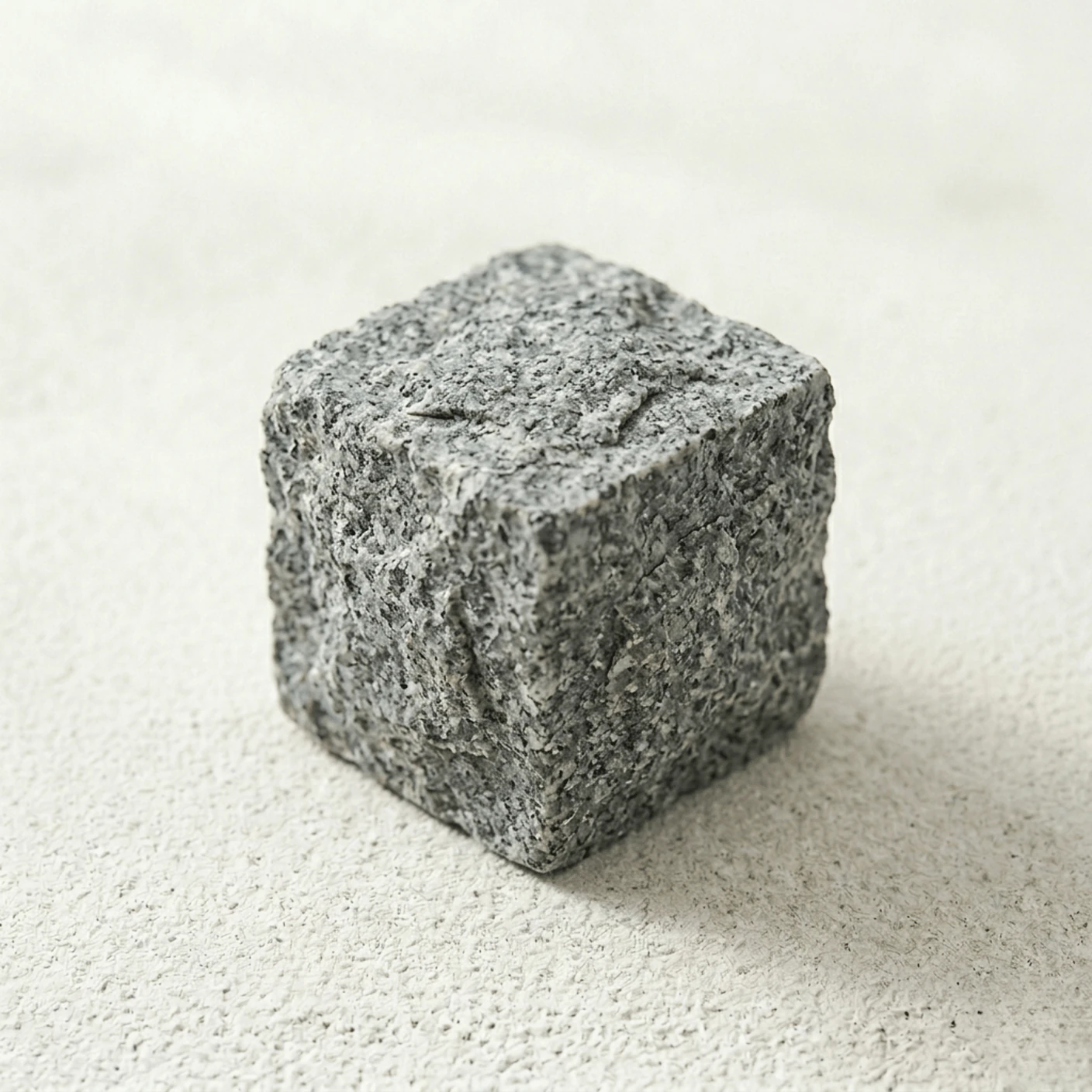 Granite Setts — Grey Silver edging sample for resin bound driveways