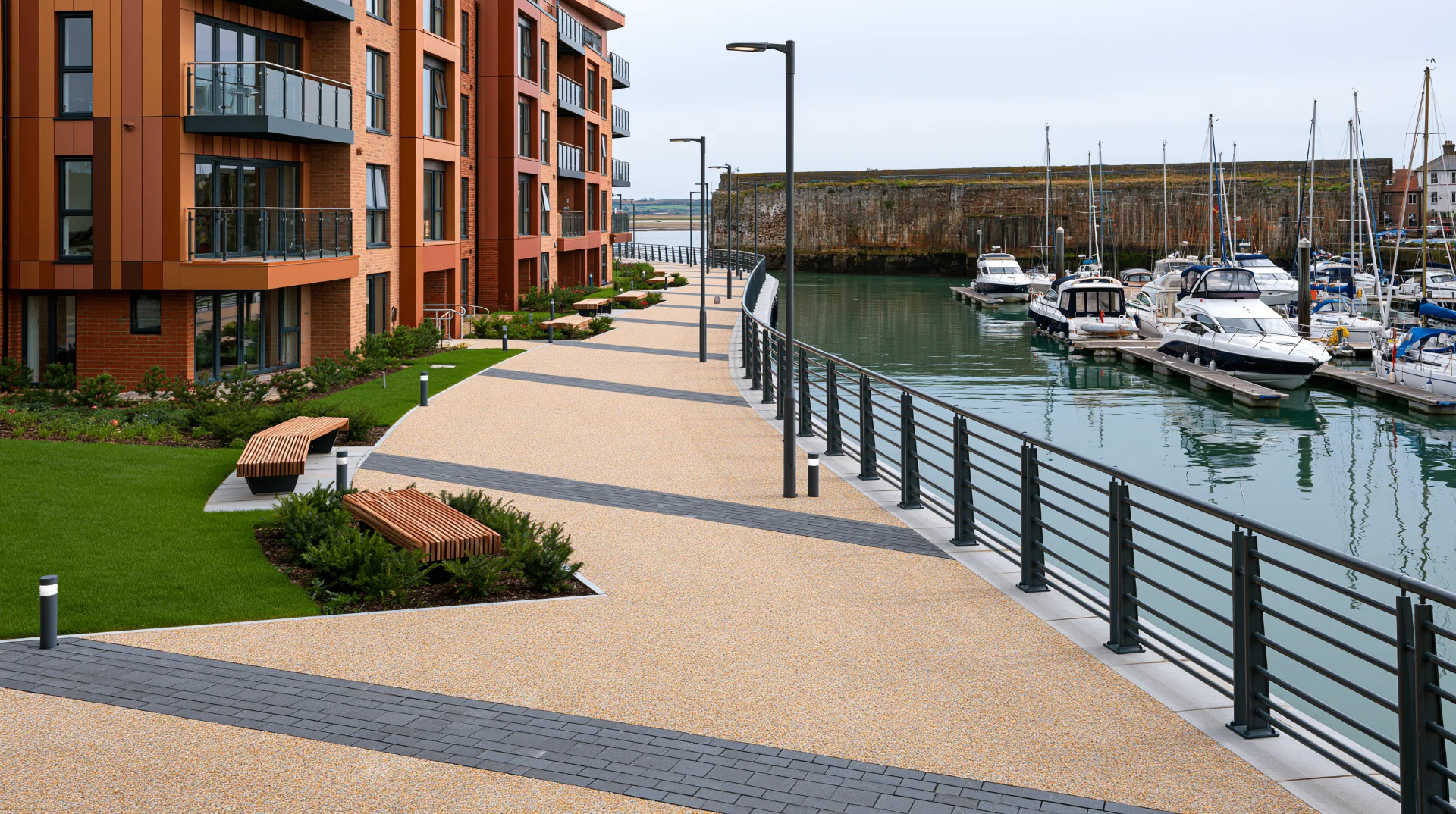Public Spaces — commercial resin bound surfacing by SureLay UK