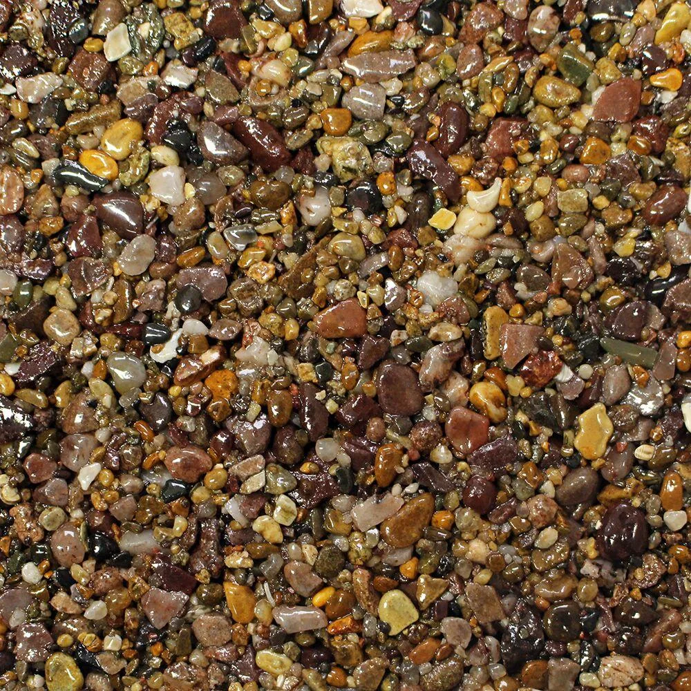Daltex Sunset resin bound colour blend swatch — Warm