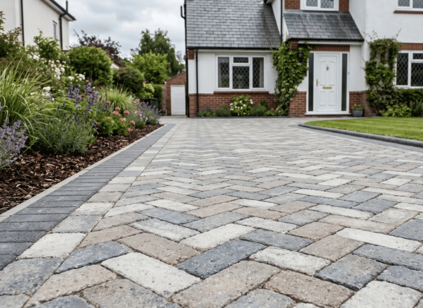 Block Paving resin bound project example